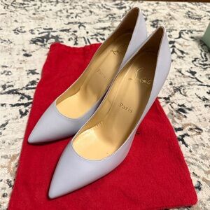 Christian Loubotins Sky Leather Kate Pumps - size 6 1/2 NEVER WORN